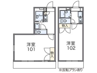 レオパレス葵第１の物件間取画像